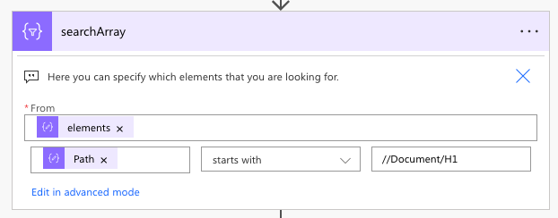 Array Filter action in Microsoft Power Automate allows you to filter content based on parameters.