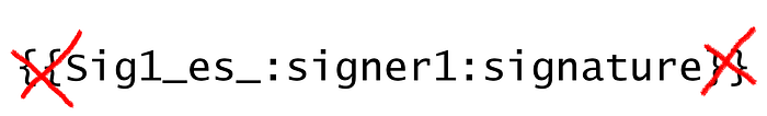 When using Text Tags with PDF fields, remove the double curly brackets for the form field names.