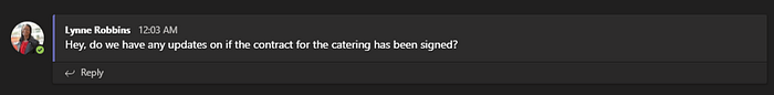 Messages from your boss often prompt you to have to look up in your apps to answer.